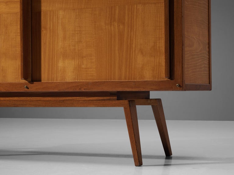 André Sornay Highboard in Mahogany and Ash