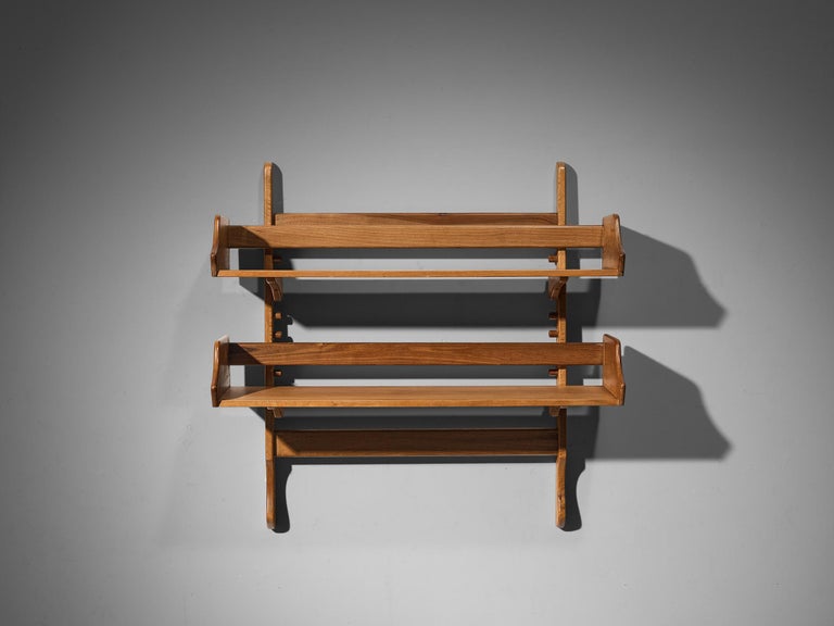 Guglielmo Pecorini Wall Shelf in Walnut