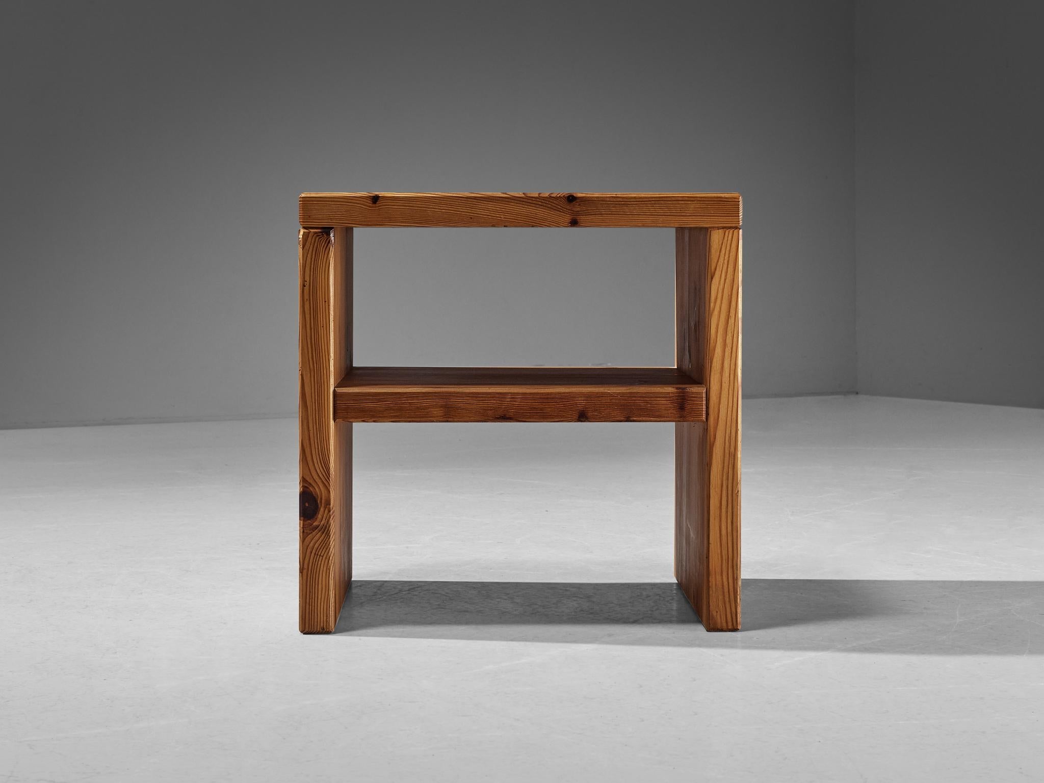 Sven Larsson Side Table in Solid Pine