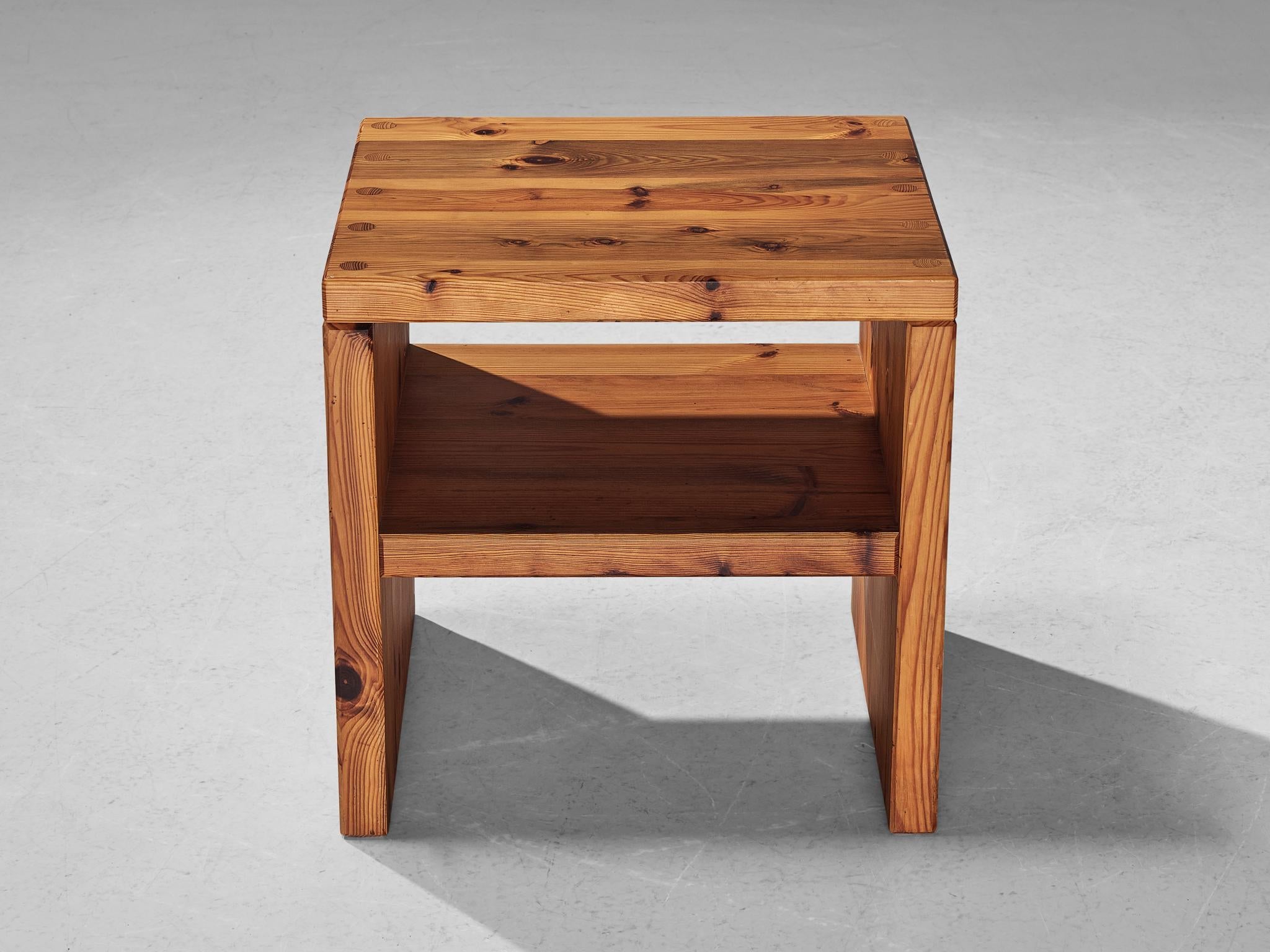 Sven Larsson Side Table in Solid Pine