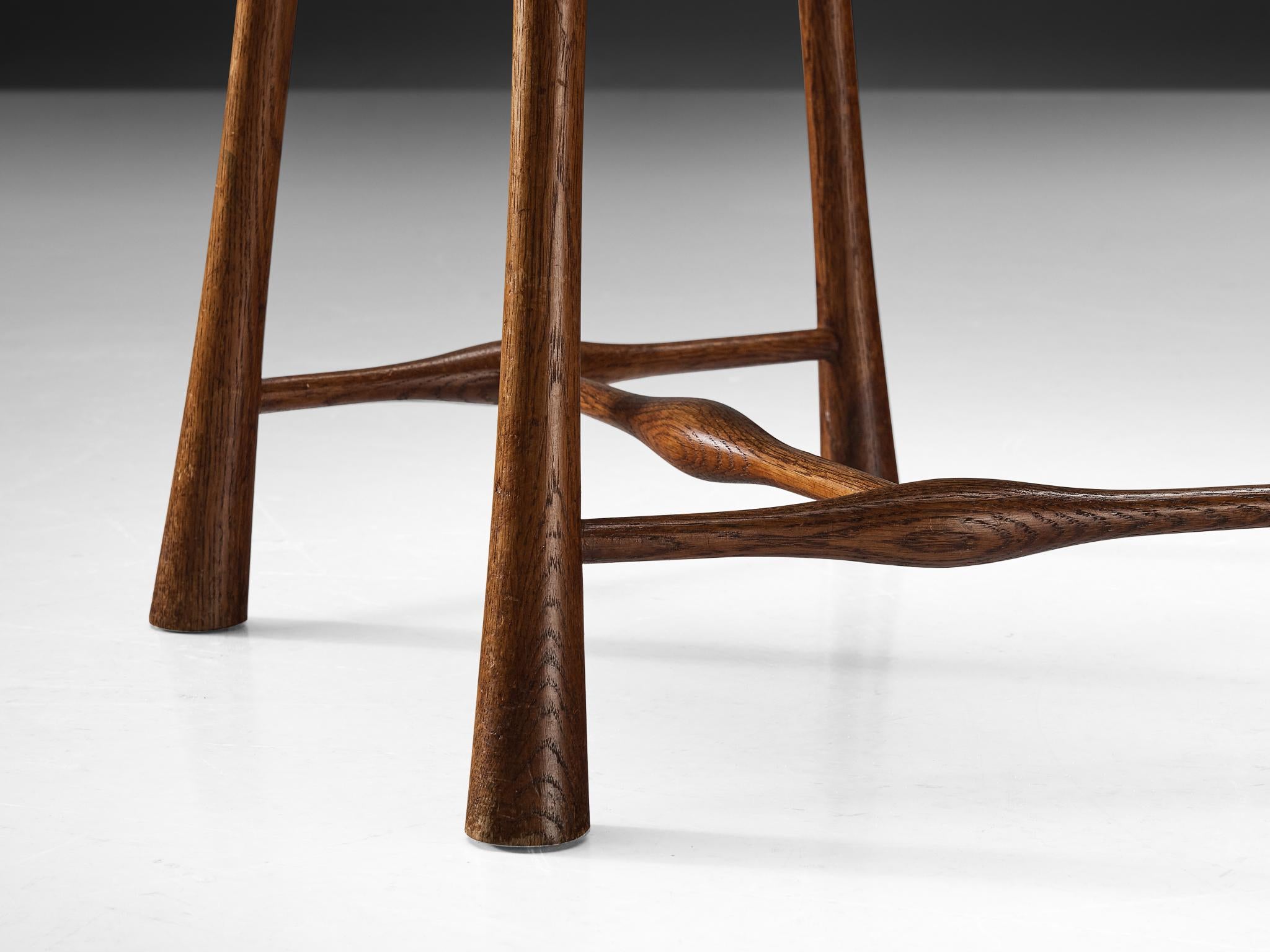 Rare Jens Harald Quistgaard Set of Four Sculptural Dining Chairs in Oak