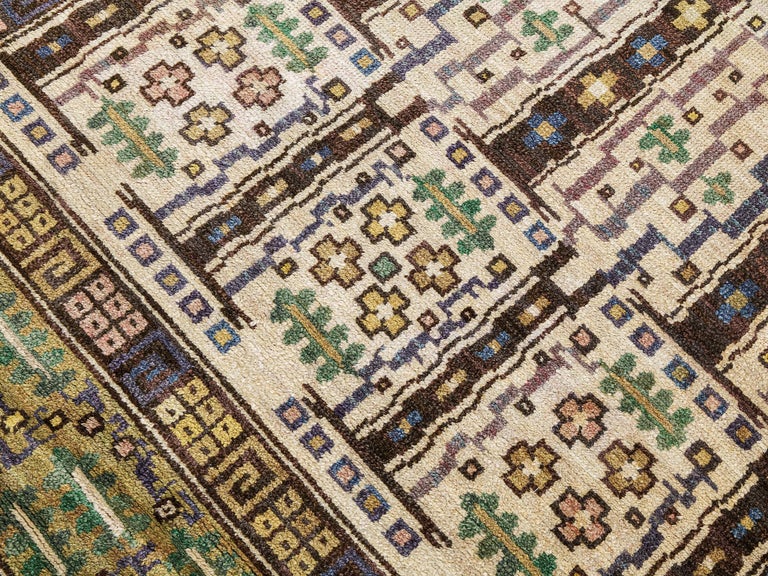 Märta Måås Fjetterström Handwoven Carpet ‘Blommande träd’ in Wool