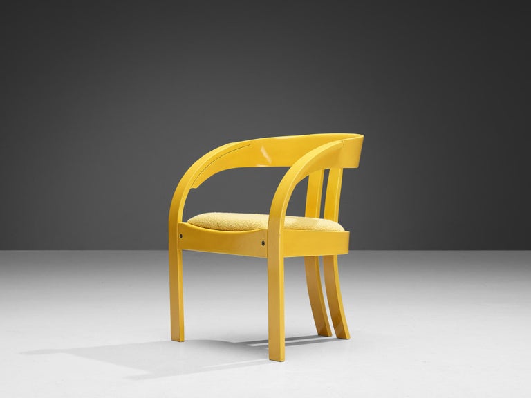 Giovanni Battista Bassi for Poltronova 'Elisa' Armchair in Yellow