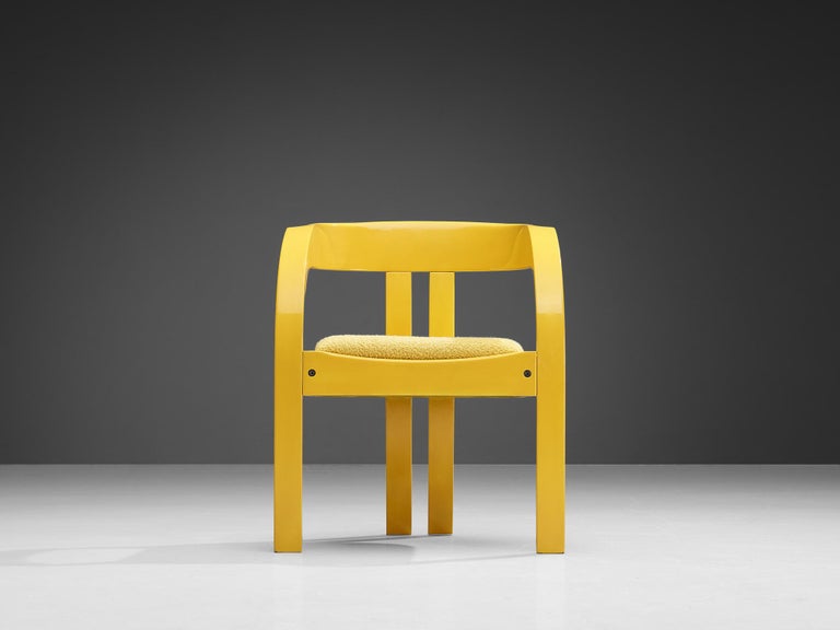 Giovanni Battista Bassi for Poltronova 'Elisa' Armchair in Yellow