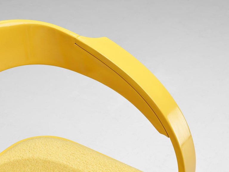 Giovanni Battista Bassi for Poltronova 'Elisa' Armchair in Yellow