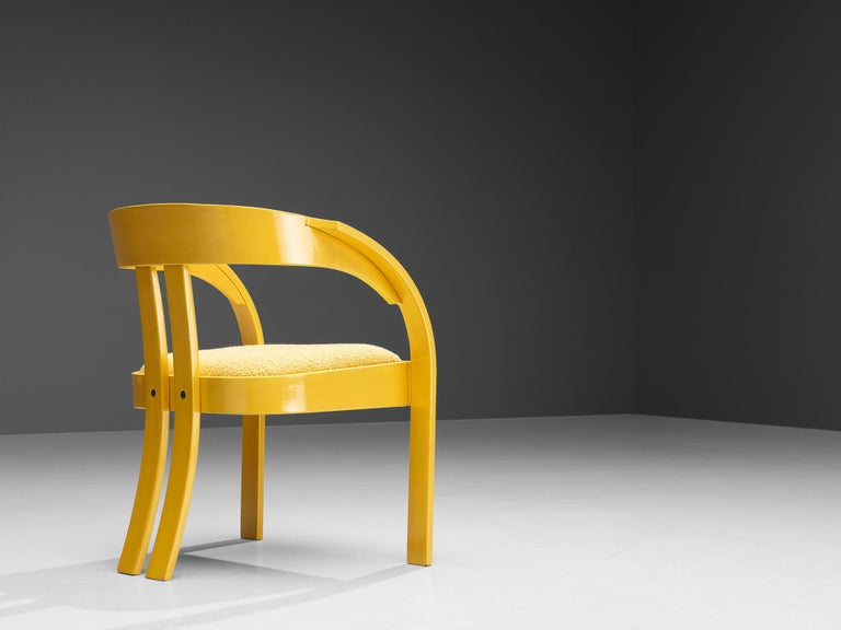 Giovanni Battista Bassi for Poltronova 'Elisa' Armchair in Yellow