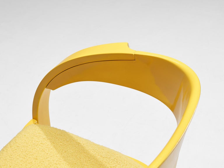 Giovanni Battista Bassi for Poltronova 'Elisa' Armchair in Yellow