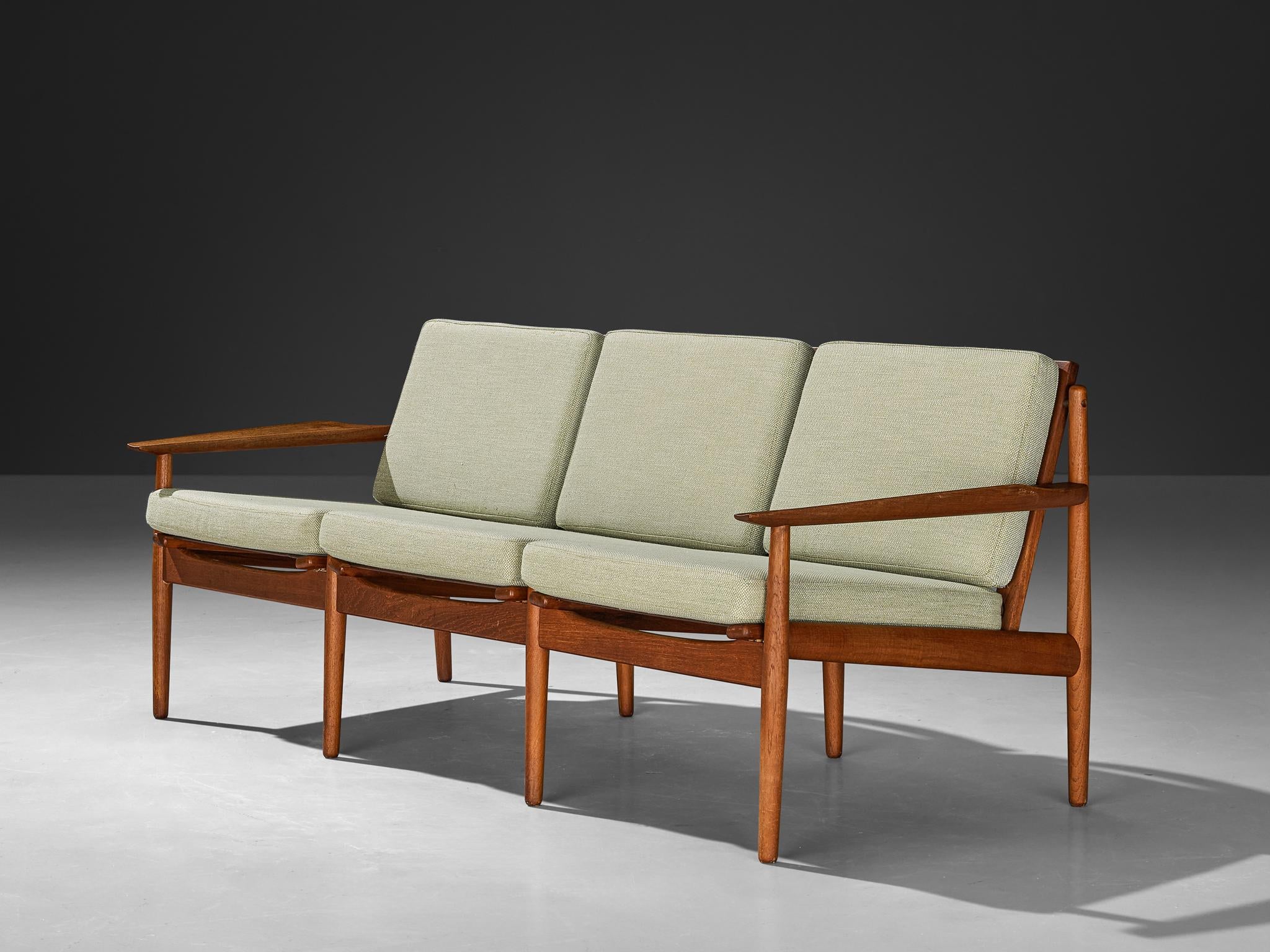 Svend Åge Eriksen for Glostrup Møbelfabrik Three-Seat Sofa in Teak