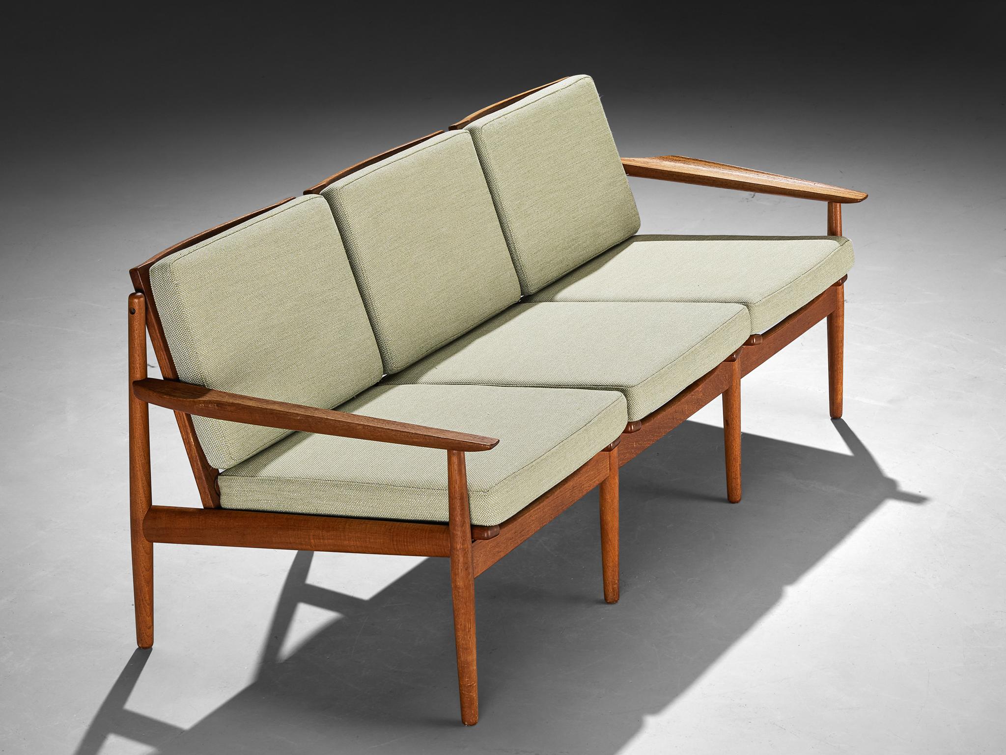 Svend Åge Eriksen for Glostrup Møbelfabrik Three-Seat Sofa in Teak