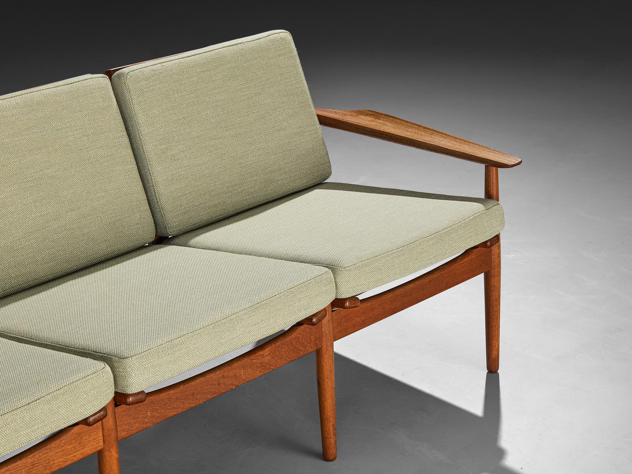 Svend Åge Eriksen for Glostrup Møbelfabrik Three-Seat Sofa in Teak