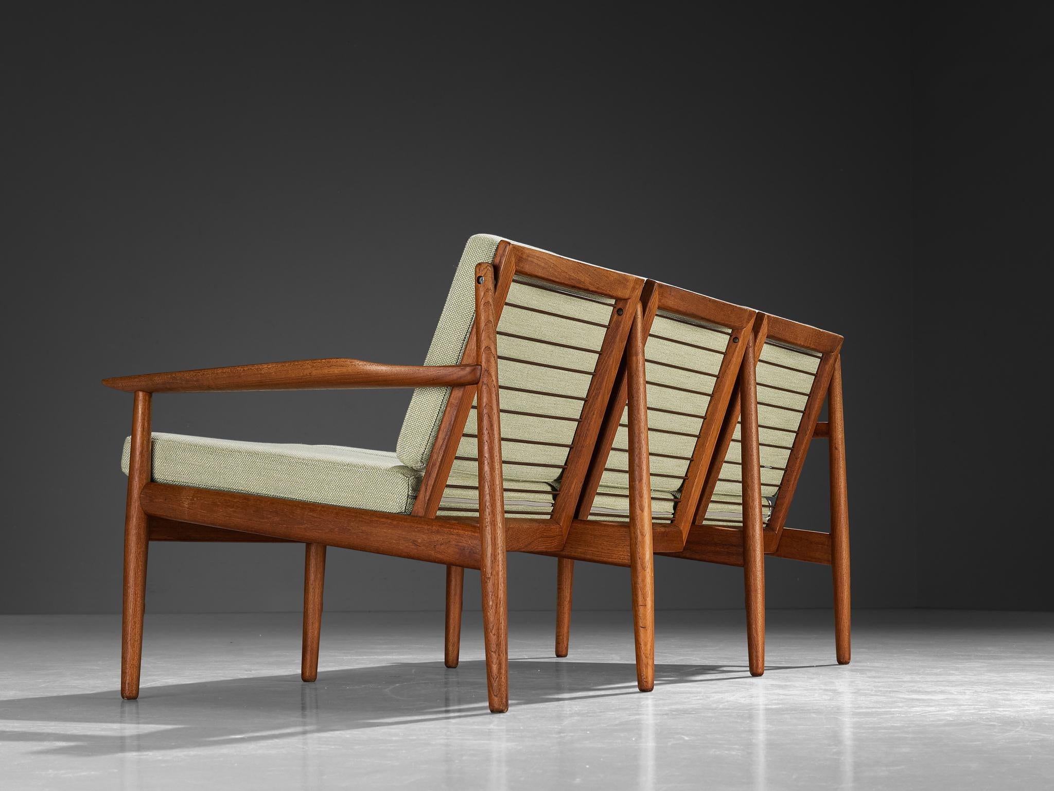 Svend Åge Eriksen for Glostrup Møbelfabrik Three-Seat Sofa in Teak