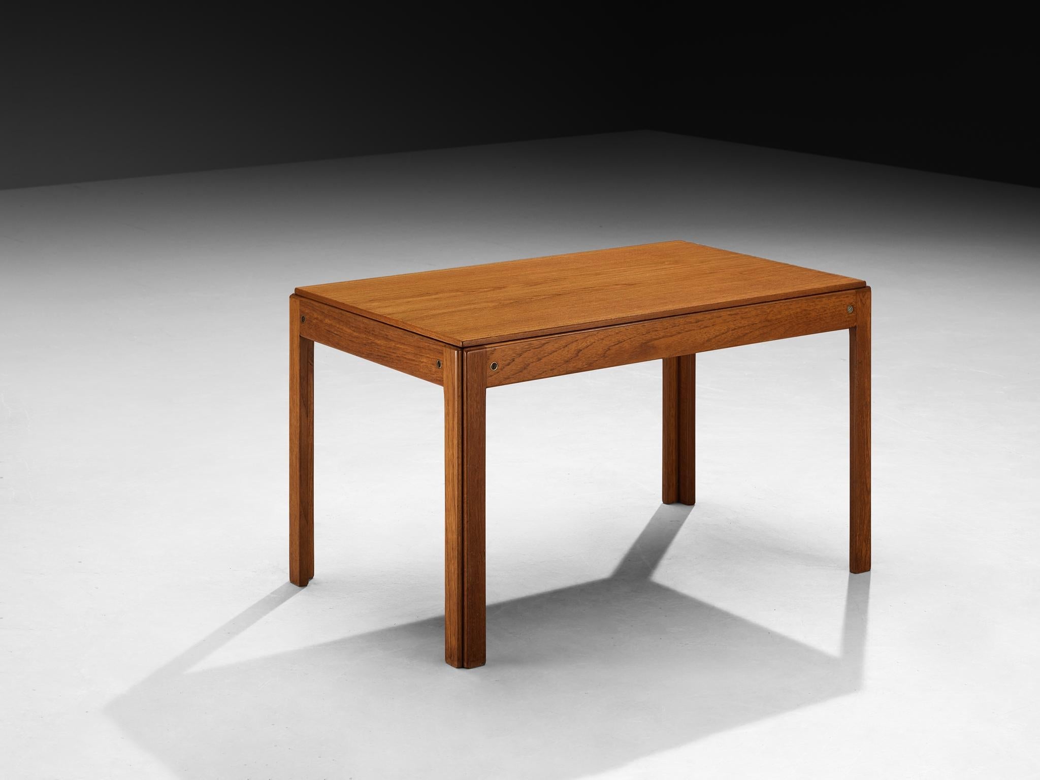 1960s Danish Rectangular Coffee Table in Teak