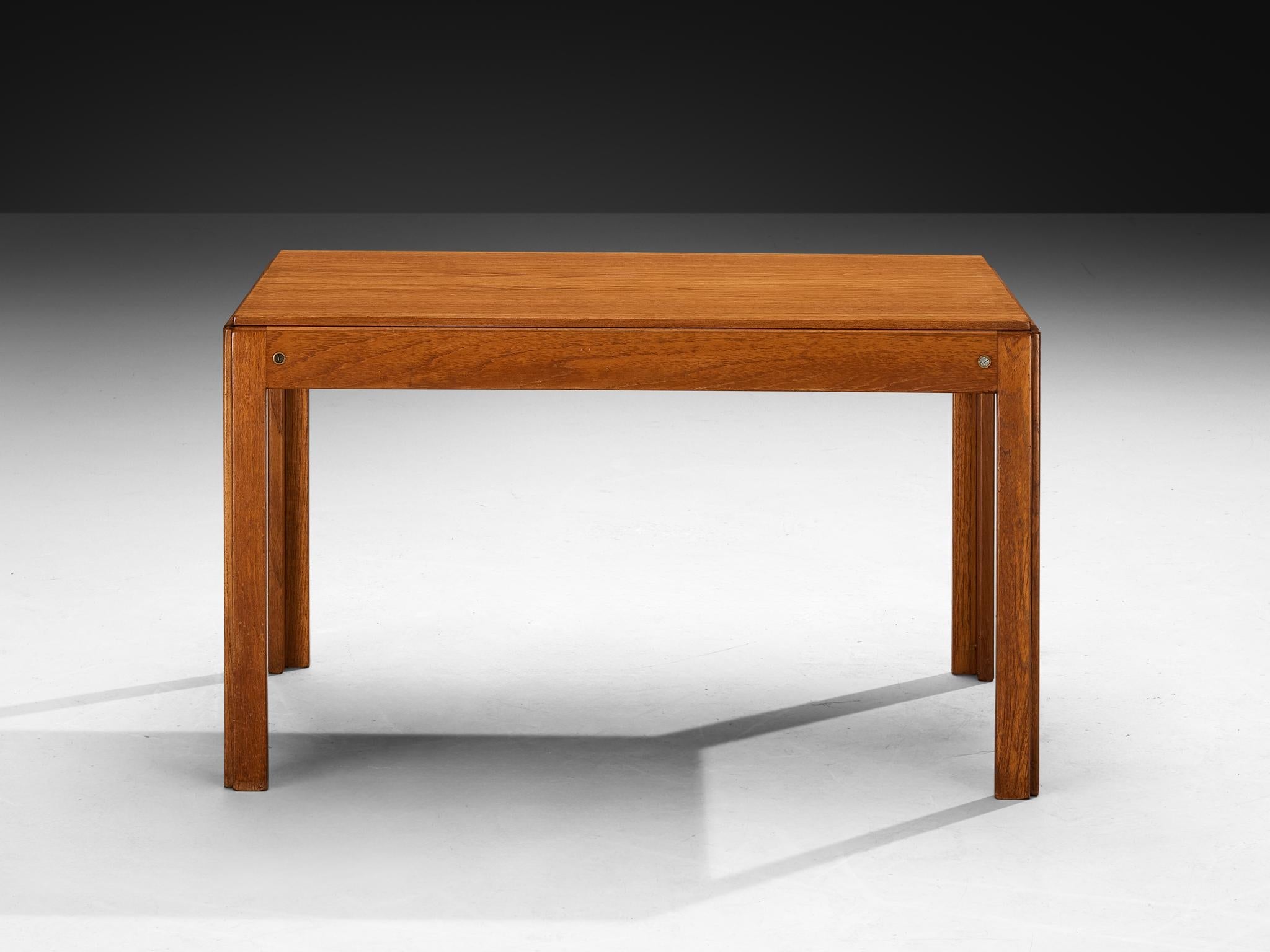 1960s Danish Rectangular Coffee Table in Teak