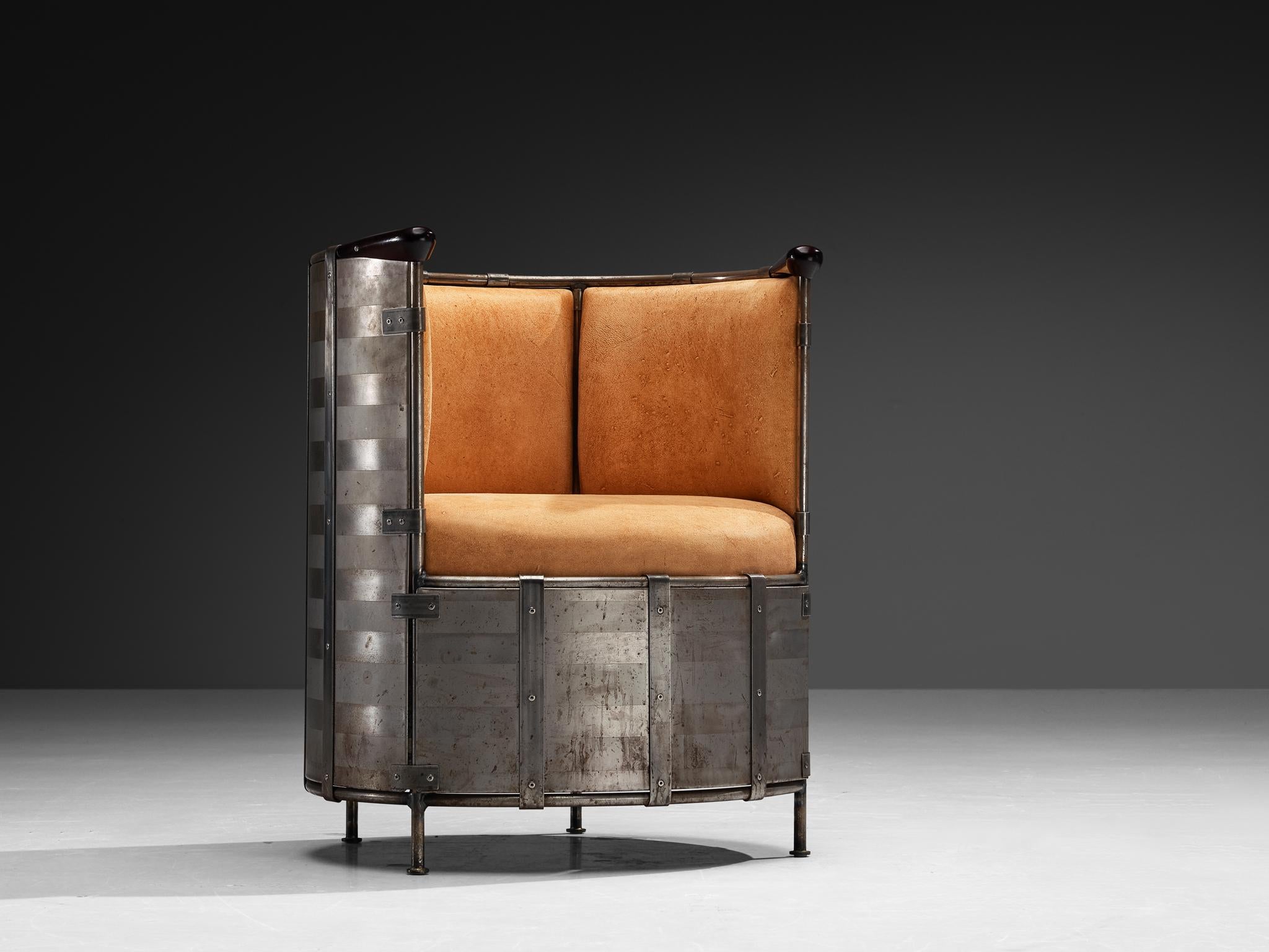 Mats Theselius for Källemo Limited Edition Lounge Chair Älgskinnsfåtölj’