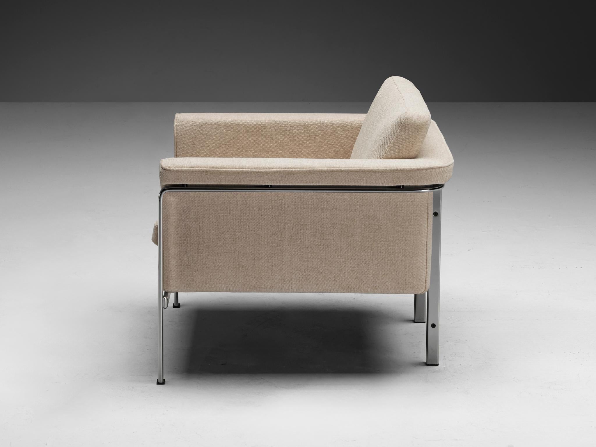 Horst Brüning for Kill International Lounge Chair in Creme Upholstery