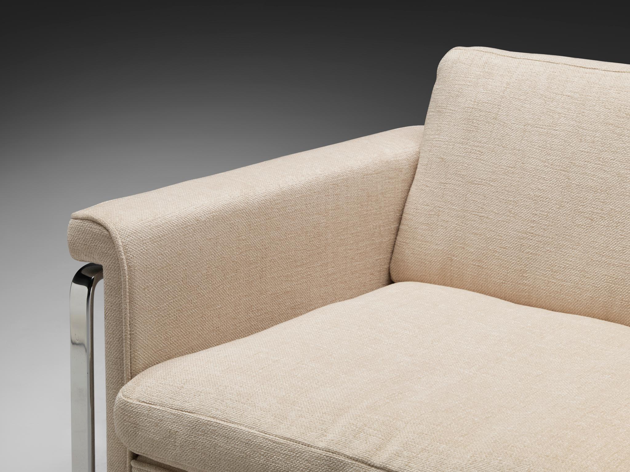 Horst Brüning for Kill International Lounge Chair in Creme Upholstery