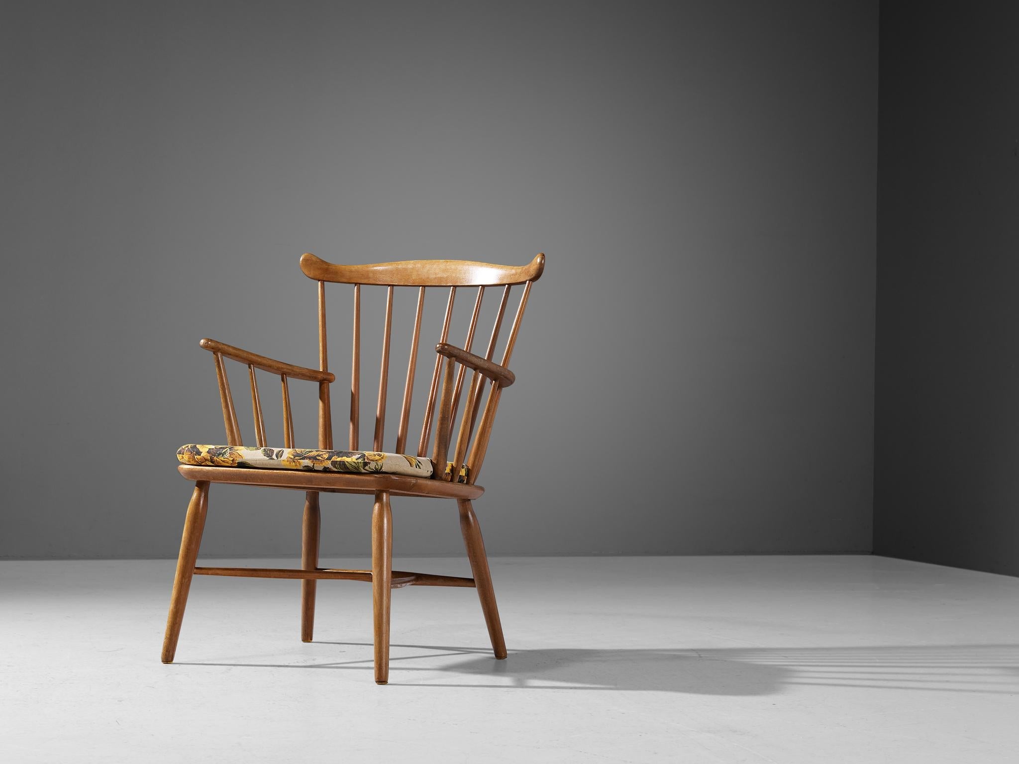 Danish Spindle Armchair by Farstrup