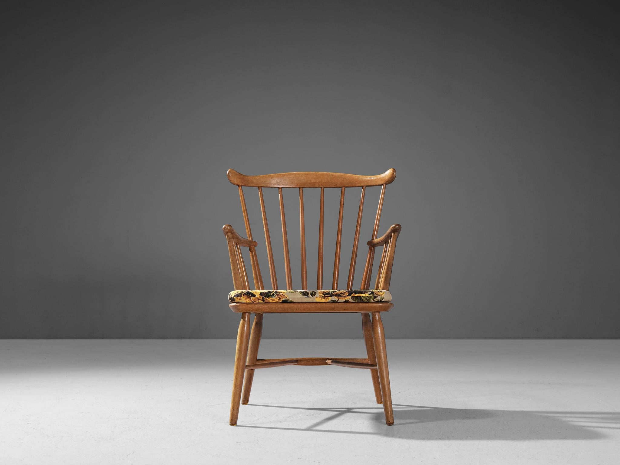 Danish Spindle Armchair by Farstrup