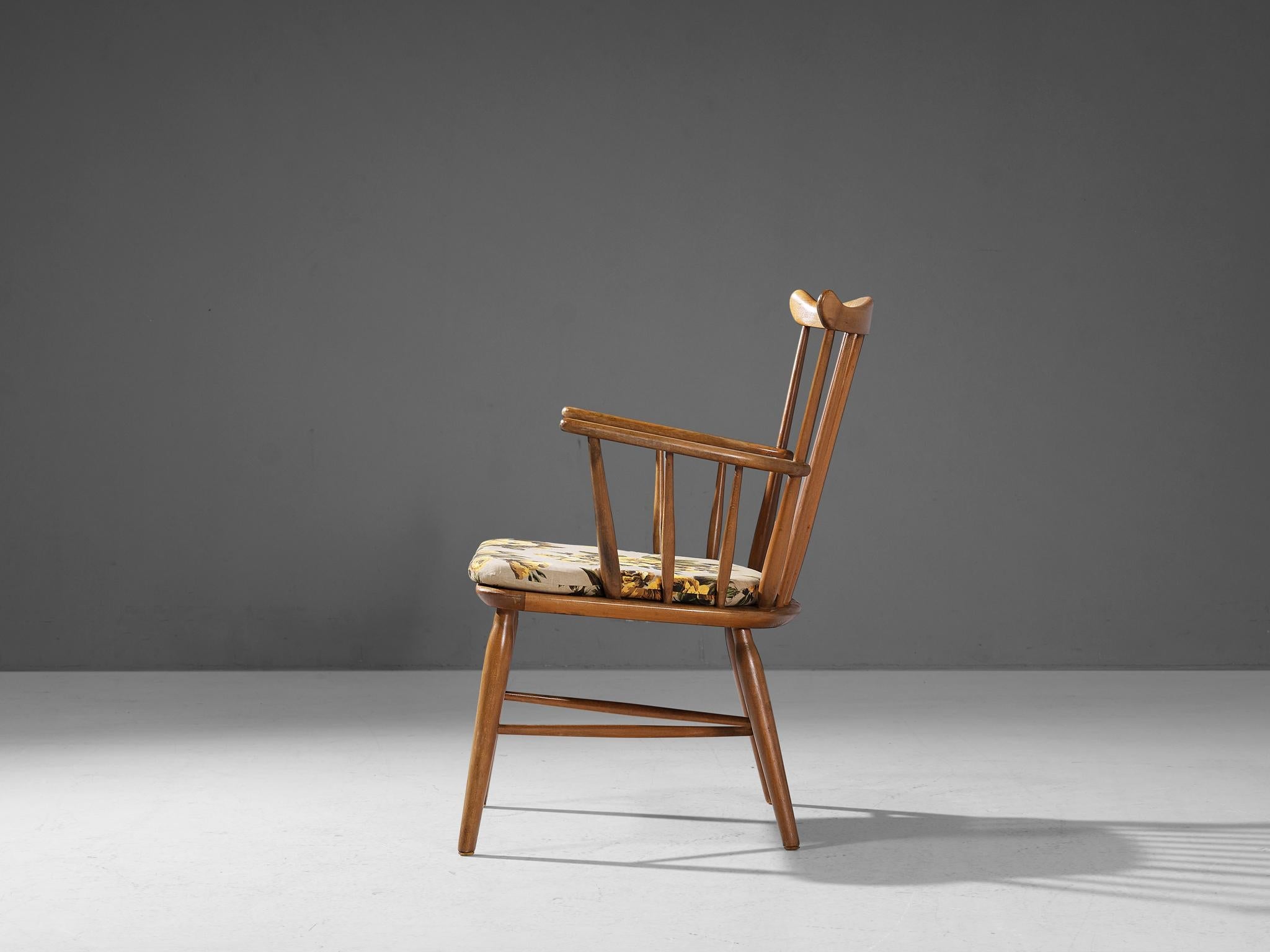 Danish Spindle Armchair by Farstrup