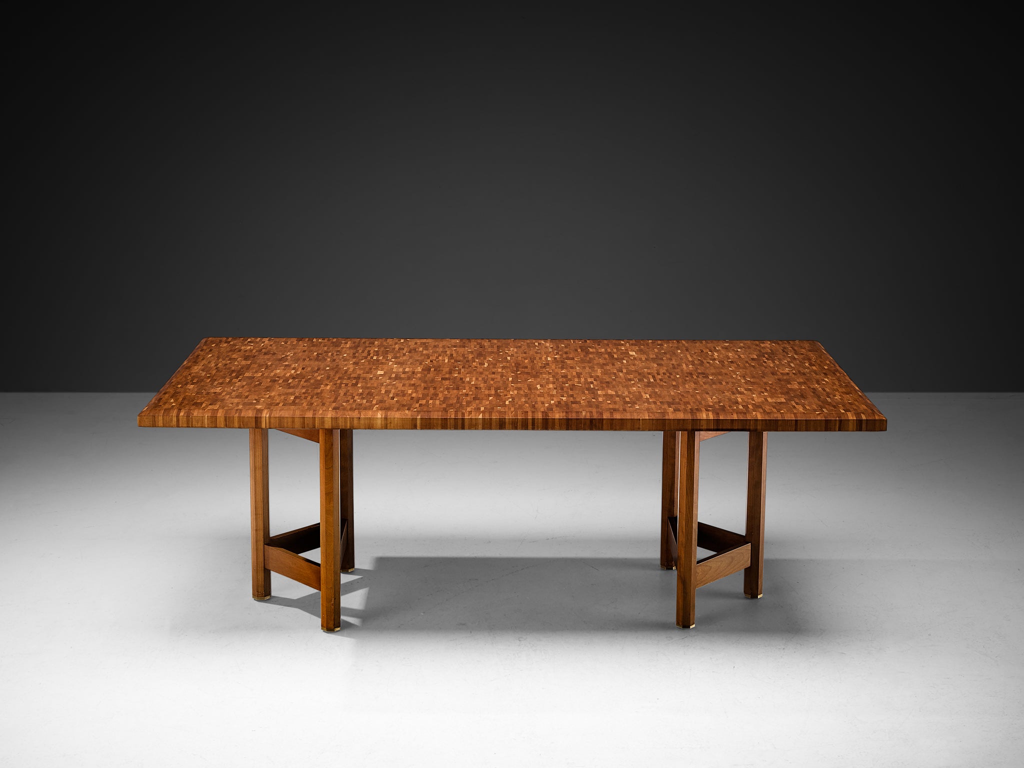 Jan Vlug Rare Dining Table in Wood