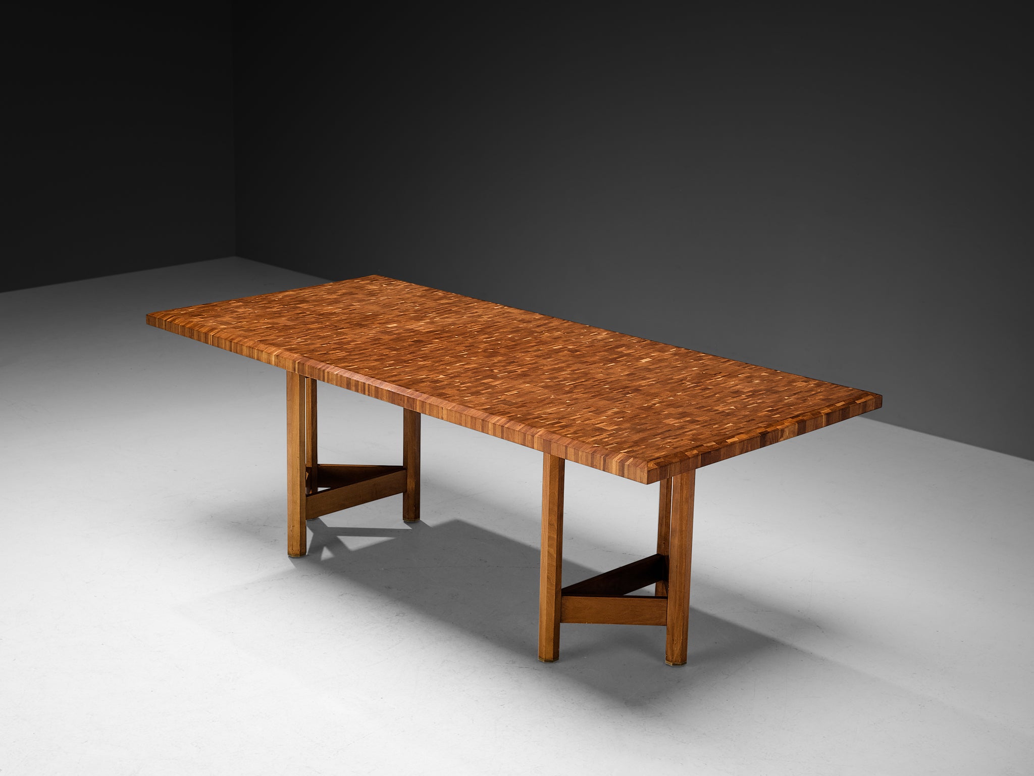 Jan Vlug Rare Dining Table in Wood