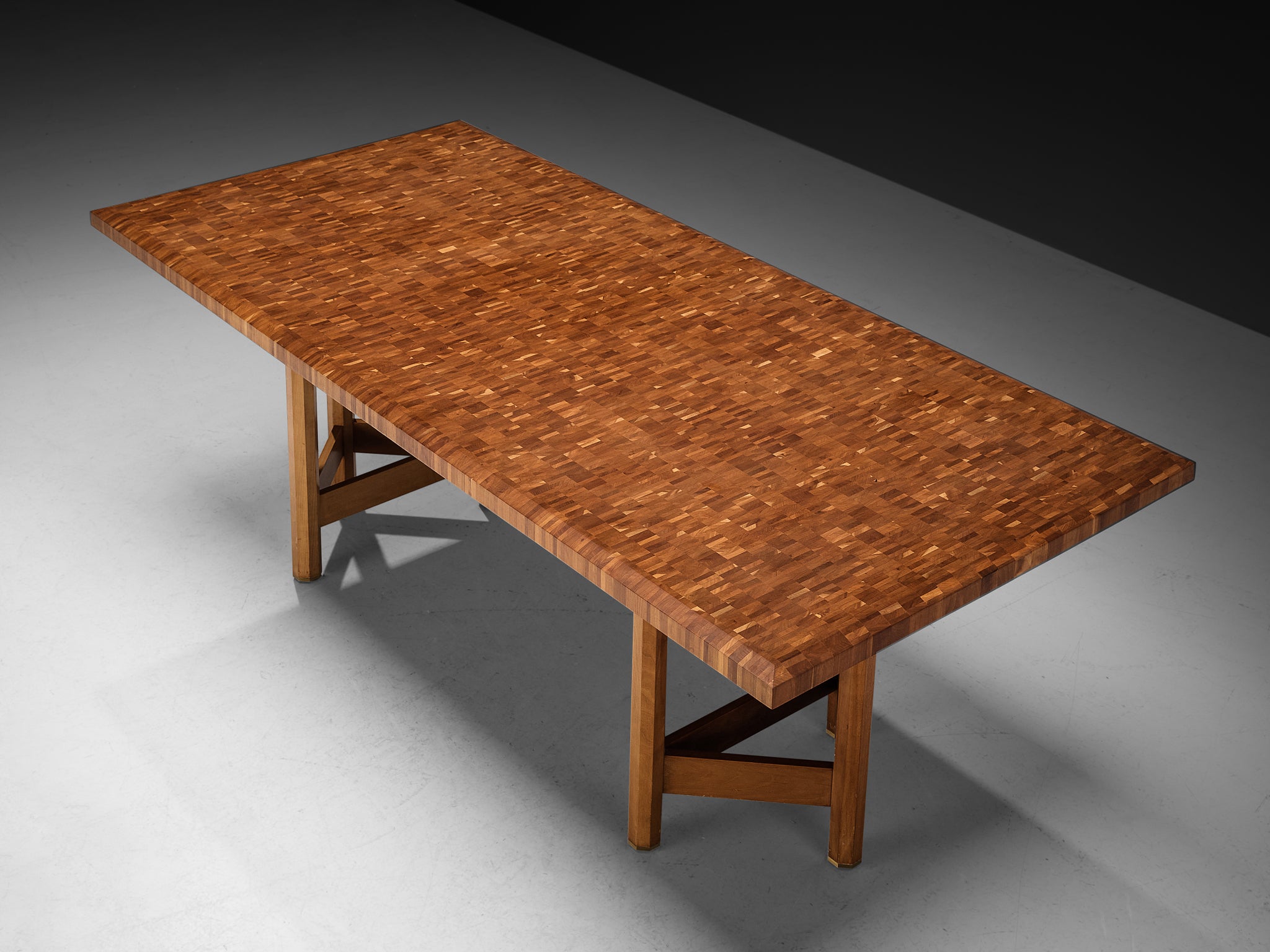 Jan Vlug Rare Dining Table in Wood