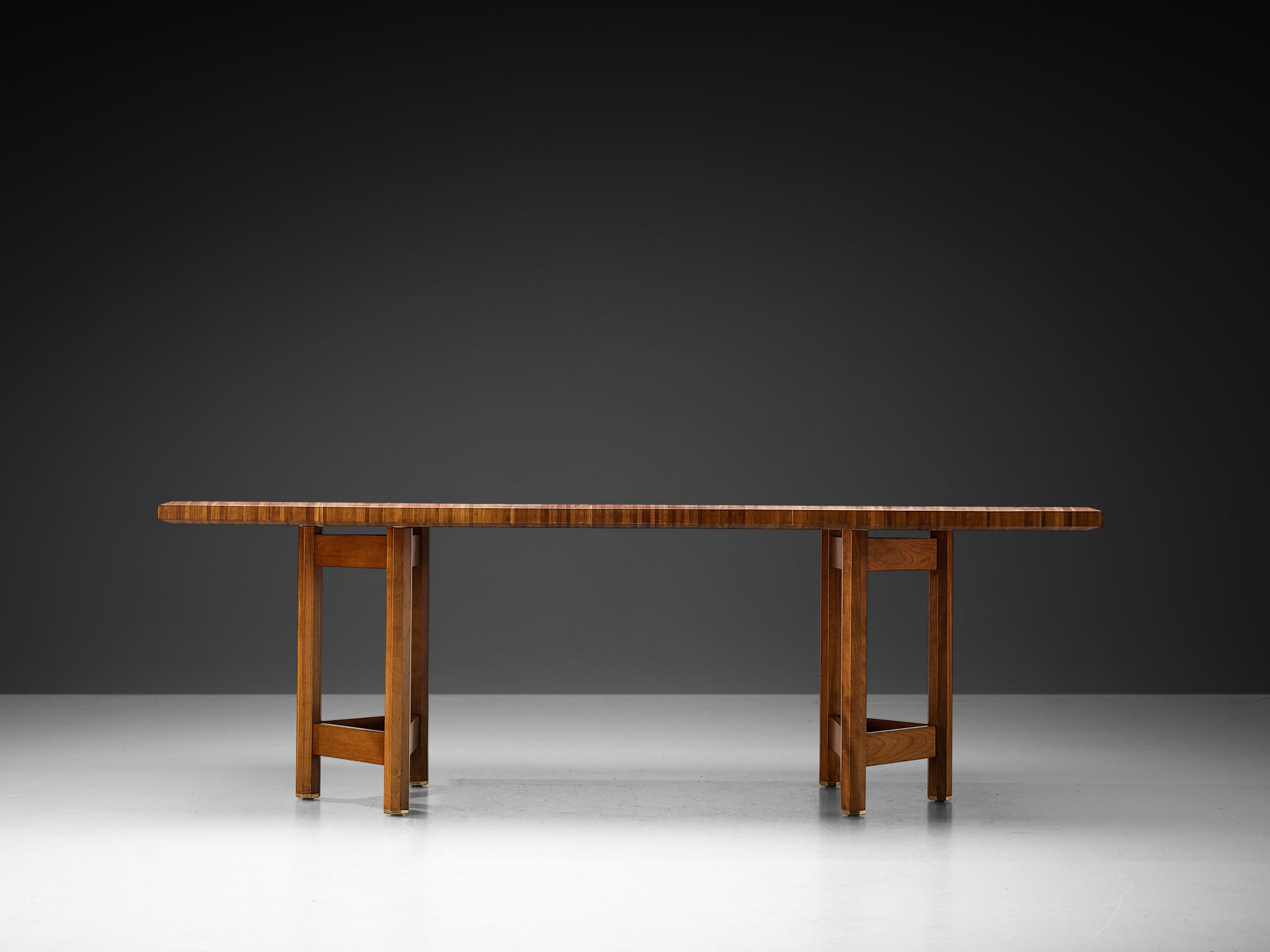 Jan Vlug Rare Dining Table in Wood