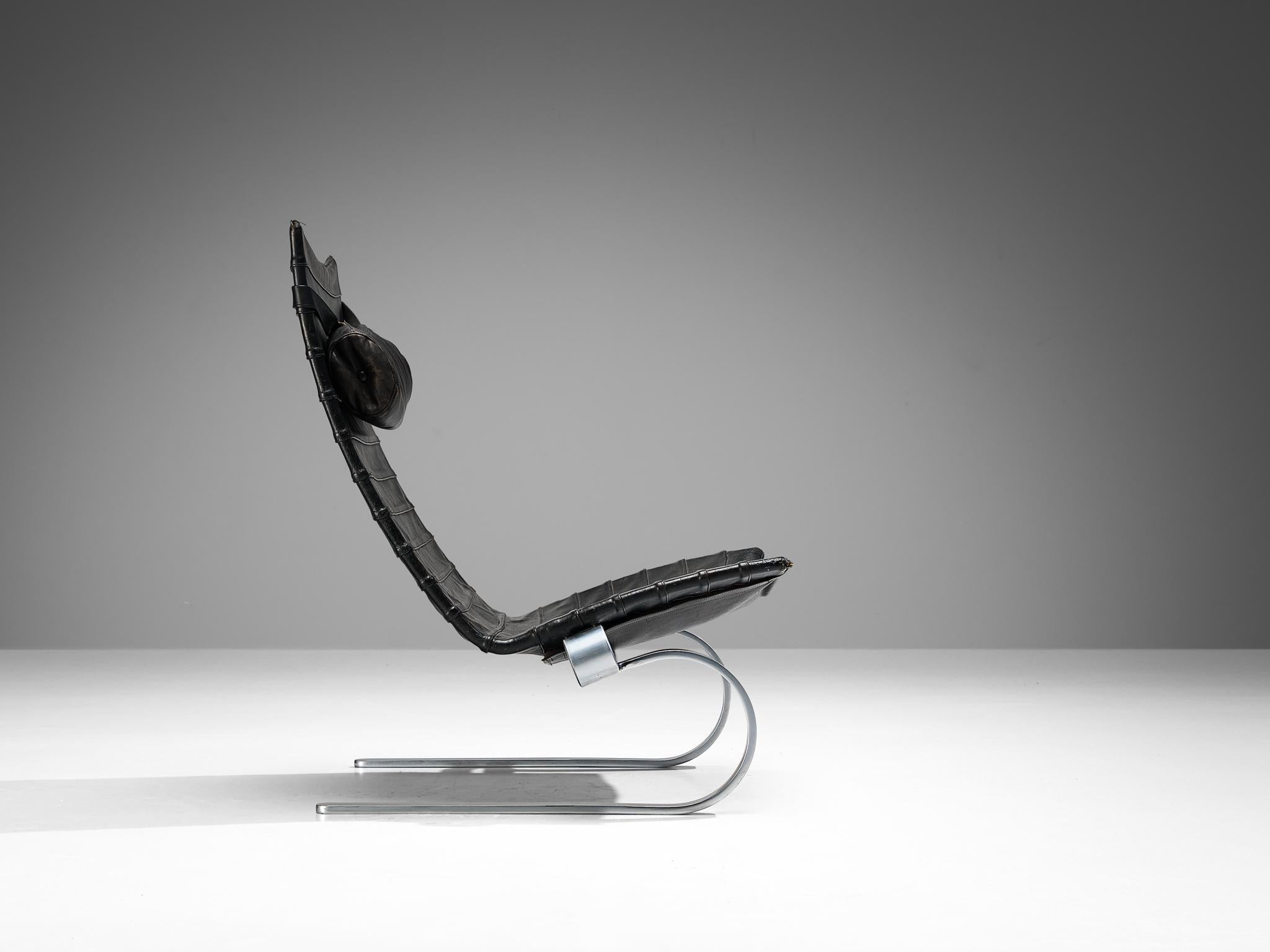 Poul Kjærholm for E. Kold Christensen 'PK20' Lounge Chair in Leather