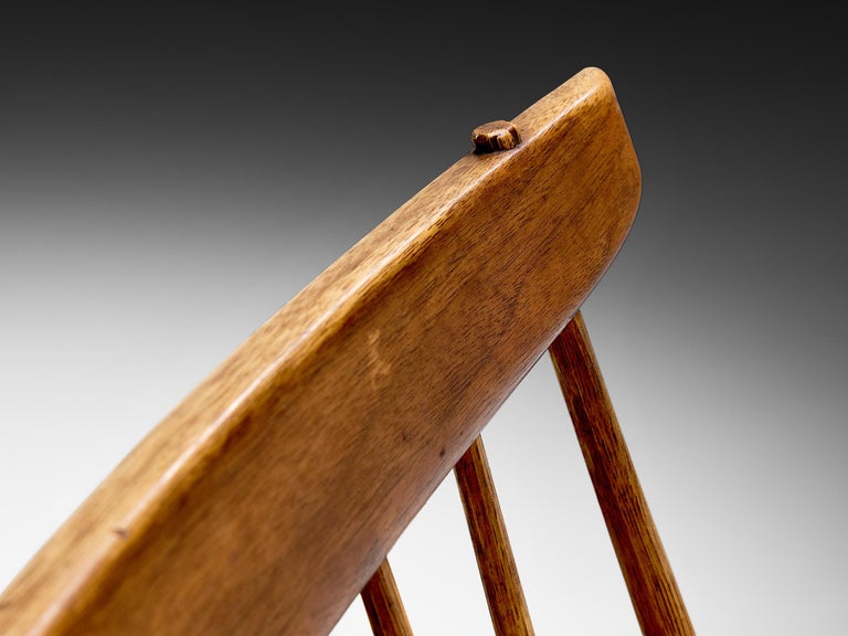 George Nakashima 'New' Armchairs in Walnut and Hickory