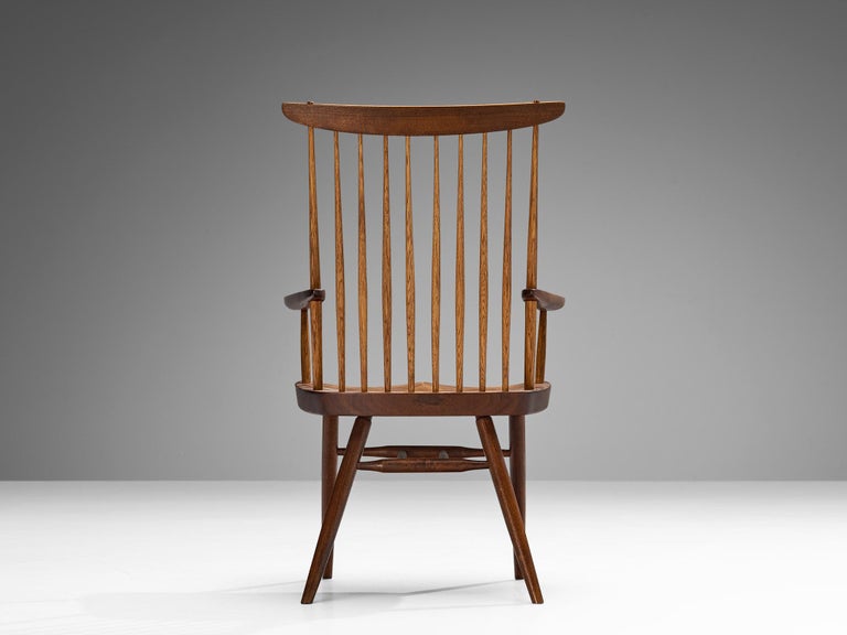 George Nakashima 'New' Armchairs in Walnut and Hickory