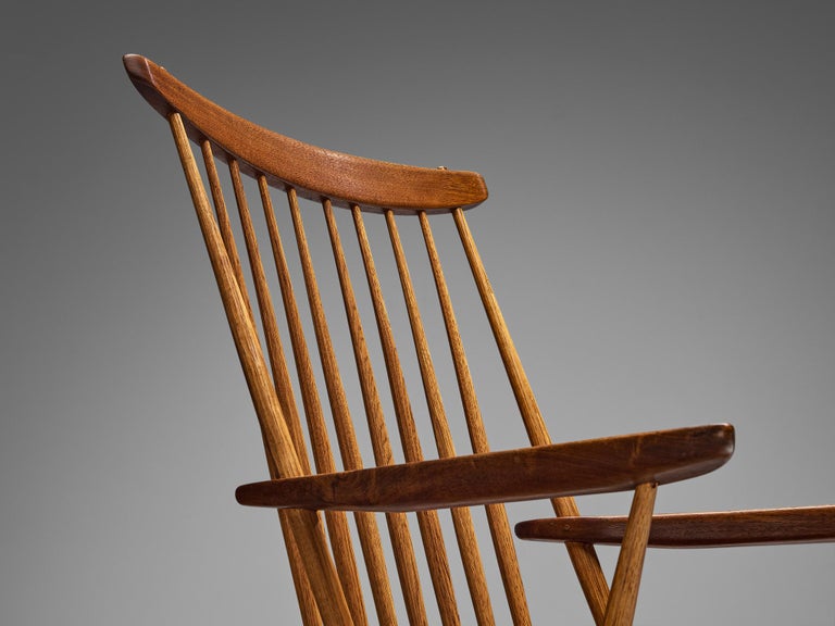 George Nakashima 'New' Armchairs in Walnut and Hickory