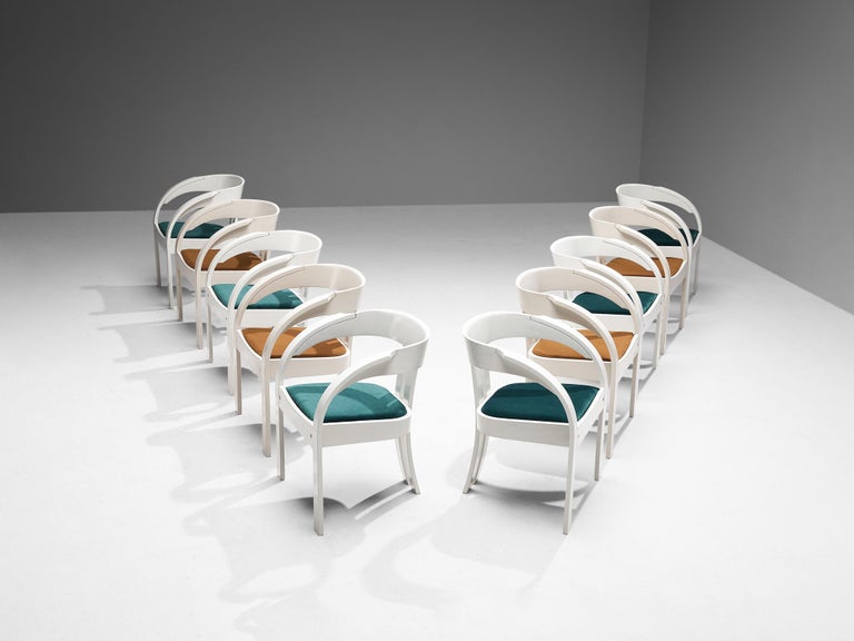 Giovanni Battista Bassi for Poltronova Set of Ten 'Elisa' Armchairs