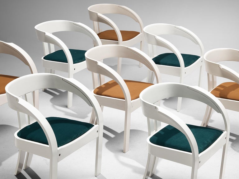 Giovanni Battista Bassi for Poltronova Set of Ten 'Elisa' Armchairs