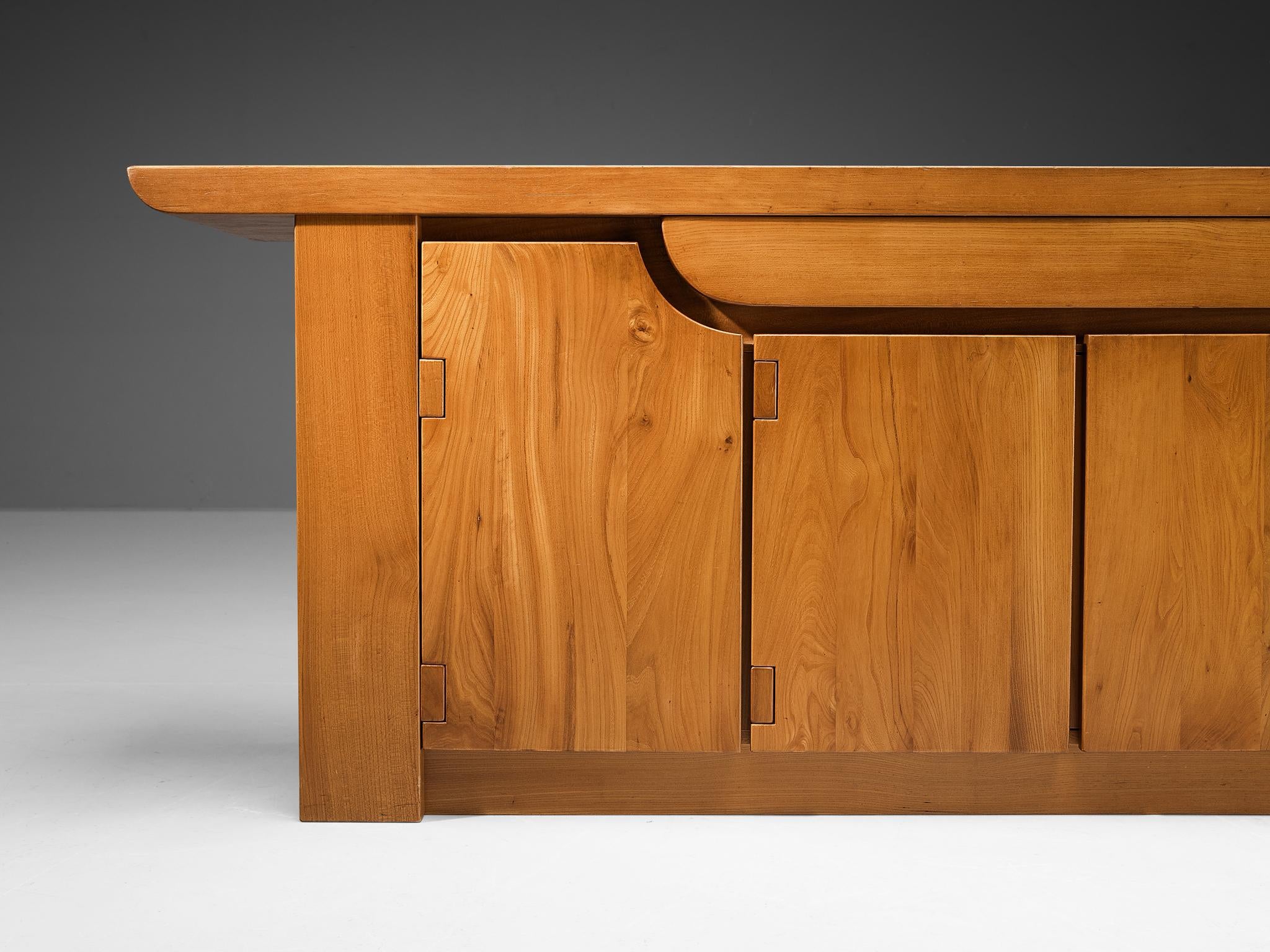 Luigi Gorgoni for Roche Bobois Sideboard in Solid Elm