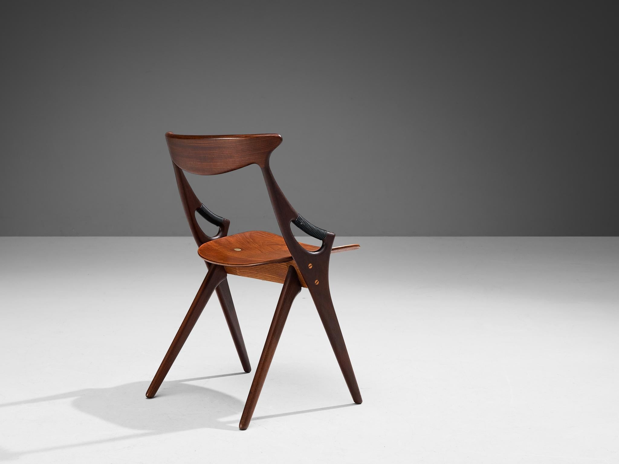 Arne Hovmand-Olsen Pair of Dining Chairs in Teak