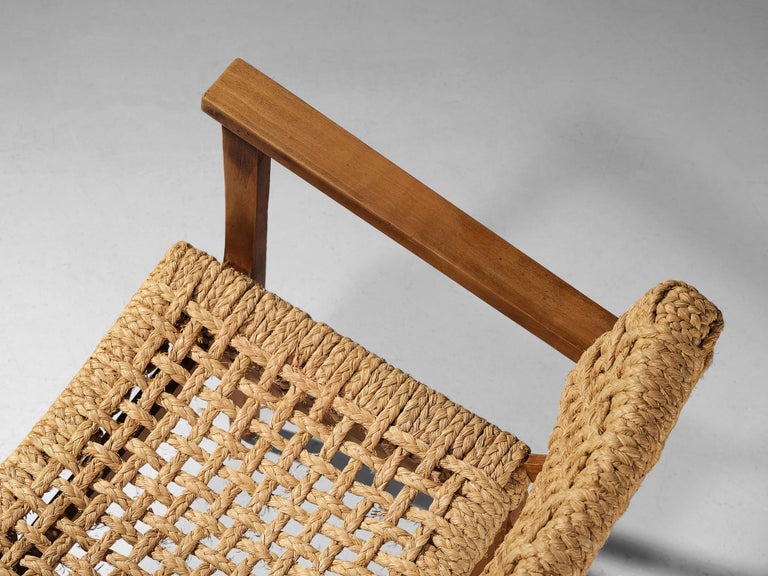 Adrien Audoux and Frida Minet for Vibo Armchairs in Wood and Straw