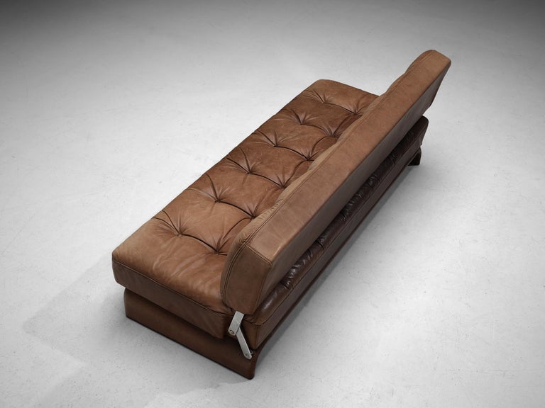 Johannes Spalt for Wittmann 'Constanze' Sofa in Cognac Leather