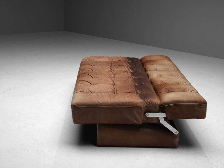 Johannes Spalt for Wittmann 'Constanze' Sofa in Cognac Leather