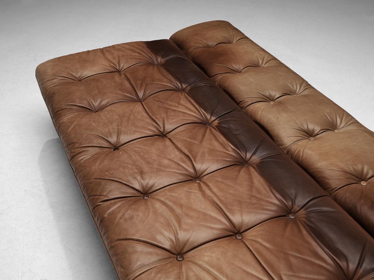 Johannes Spalt for Wittmann 'Constanze' Sofa in Cognac Leather