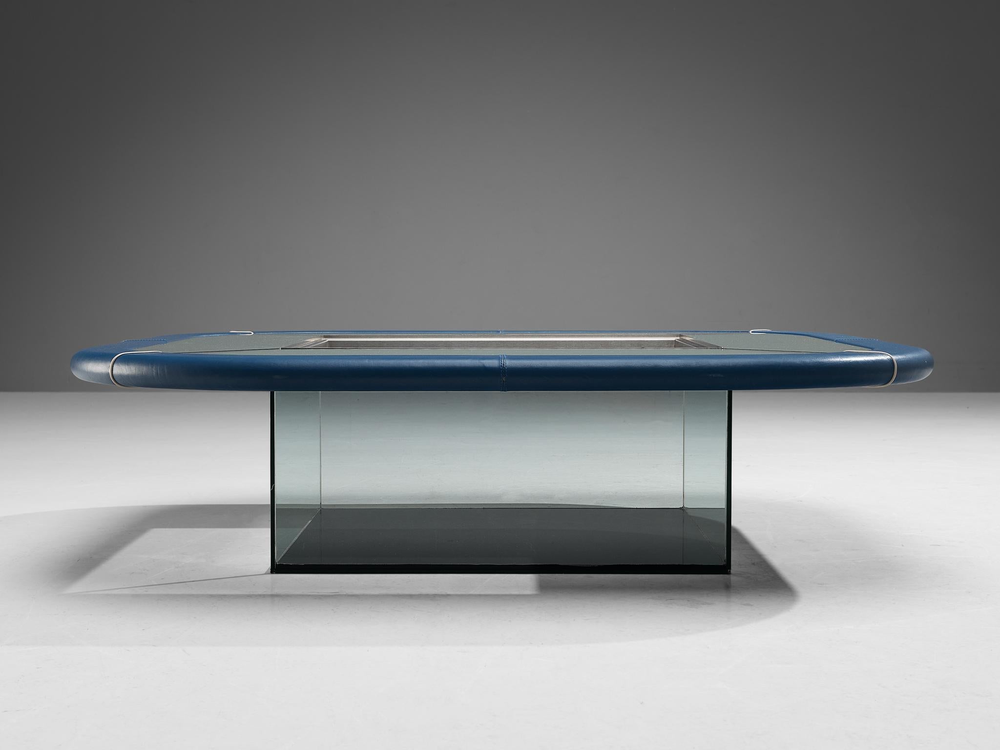 Carlo Bartoli for Rossi di Albizzate 'Bogo' Coffee Table in Leather