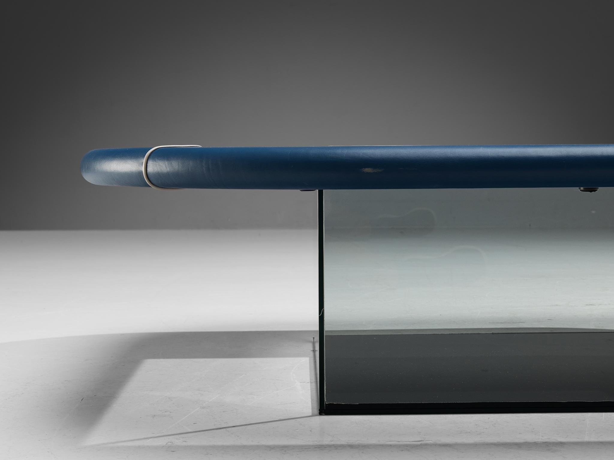 Carlo Bartoli for Rossi di Albizzate 'Bogo' Coffee Table in Leather