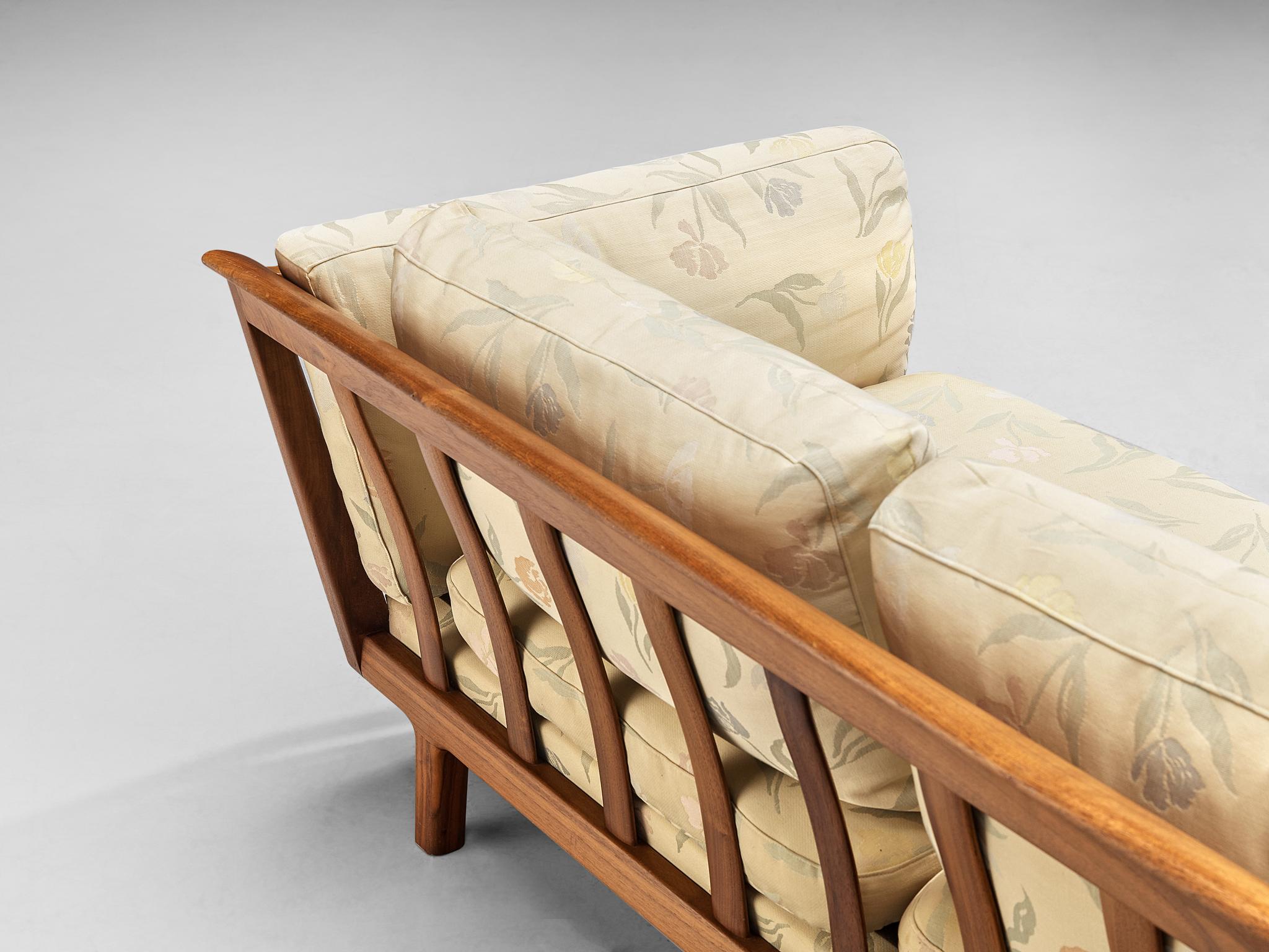 Folke Ohlsson for Dux of Sweden Seat Sofa in Teak