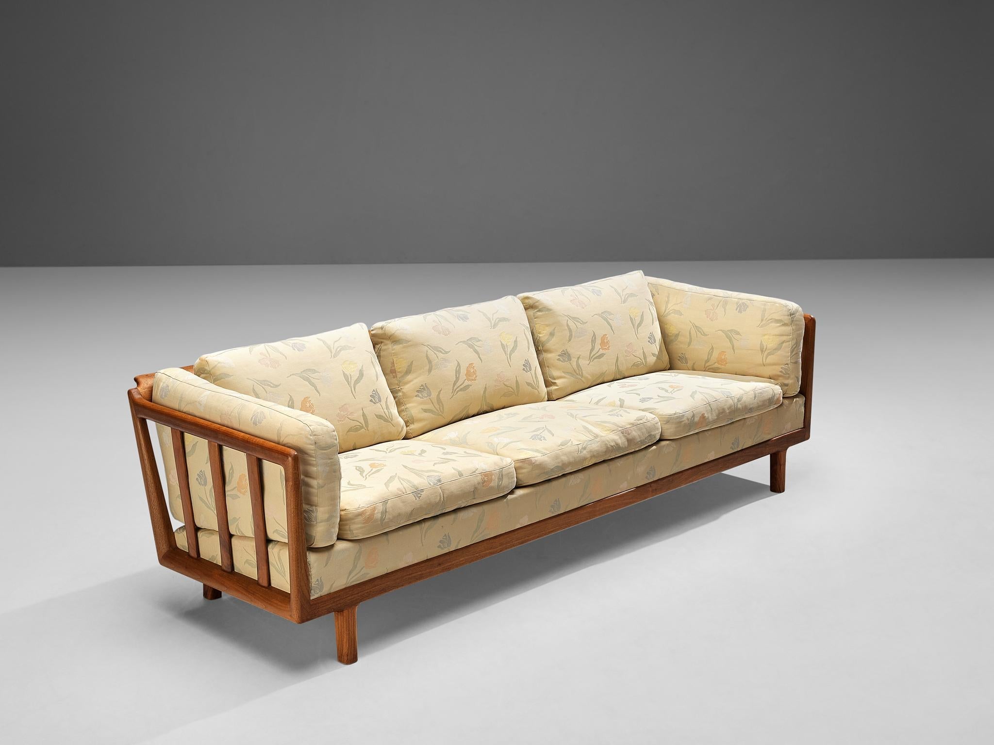 Folke Ohlsson for Dux of Sweden Seat Sofa in Teak