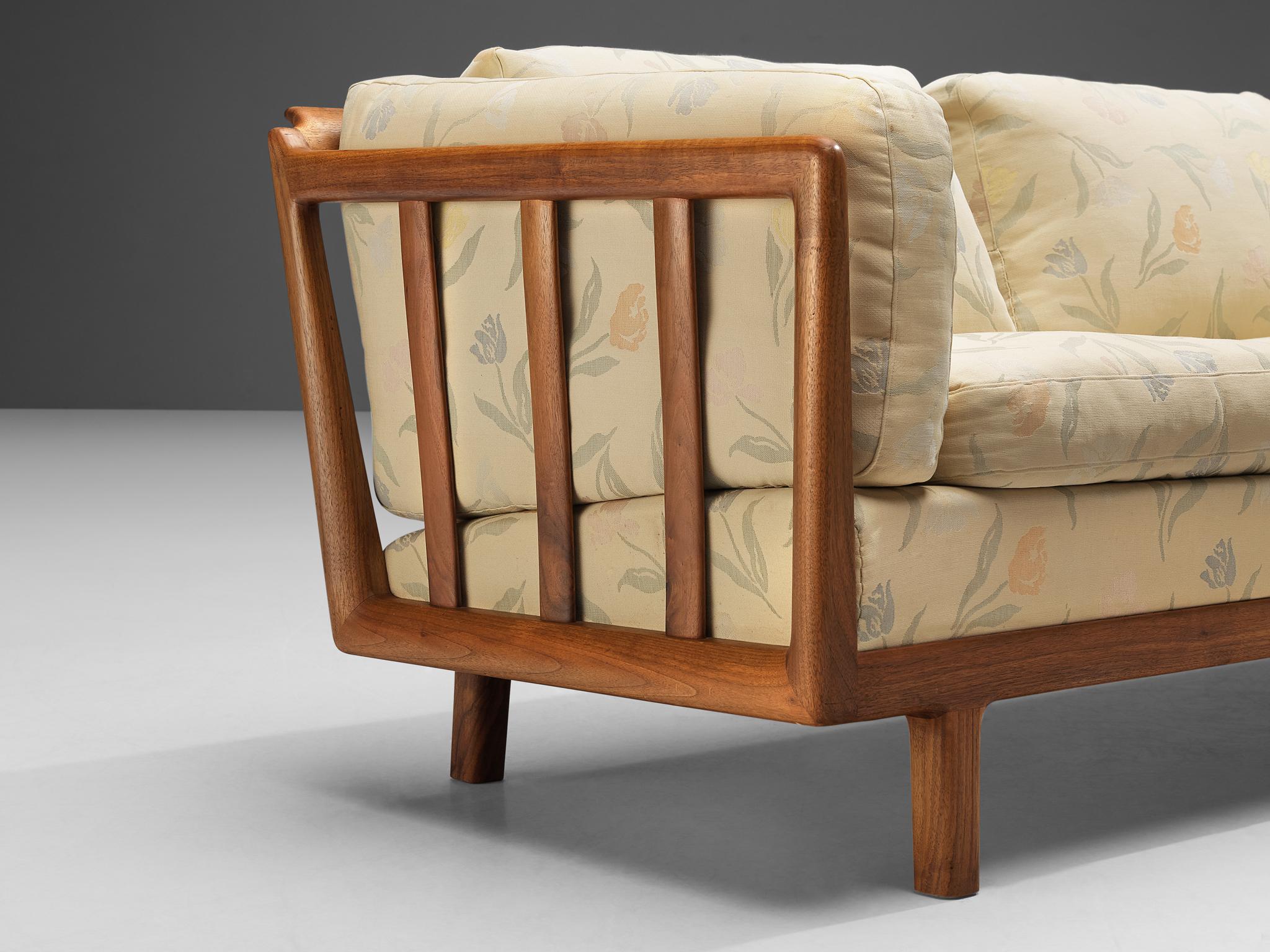 Folke Ohlsson for Dux of Sweden Seat Sofa in Teak