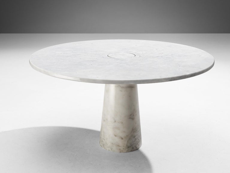 Angelo Mangiarotti for Skipper 'Eros' Dining Table in Carrara Marble