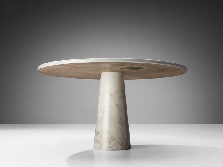 Angelo Mangiarotti for Skipper 'Eros' Dining Table in Carrara Marble