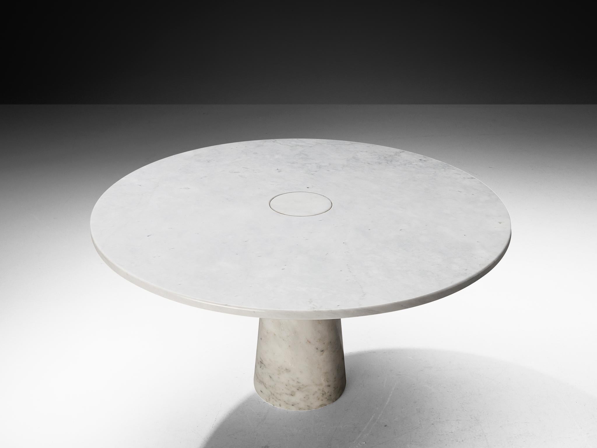 Angelo Mangiarotti for Skipper 'Eros' Dining Table in Carrara Marble