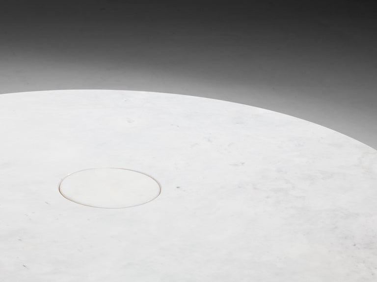 Angelo Mangiarotti for Skipper 'Eros' Dining Table in Carrara Marble