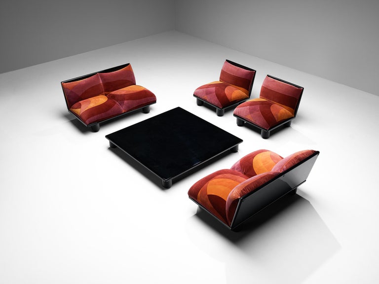 Carlo Bartoli for Rossi di Albizzate 'Blop' Lounge Set in Original Fabric