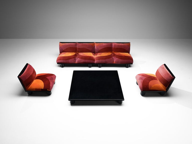 Carlo Bartoli for Rossi di Albizzate 'Blop' Lounge Set in Original Fabric